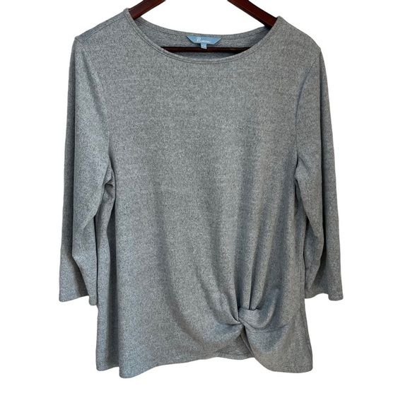 Penmans pale blue 3/4 sleeve top with knot tie in front size XL - Picture 1 of 10